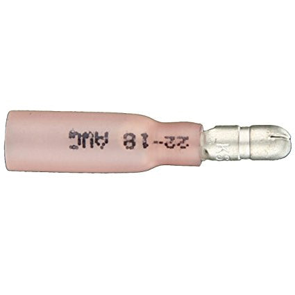 Buy Red Male Bullet Heat Shrink Terminals | Qty: 25 -  for sale
