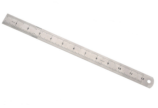 Stainless Steel Ruler | 12 Inch - 