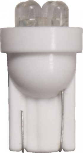 LED Bulb No. 501 | 4 LED - White 12v | Qty: 2 - 