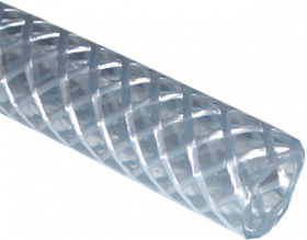 Buy PVC Clear Braided Tubing 1/2 (30m) -  for sale