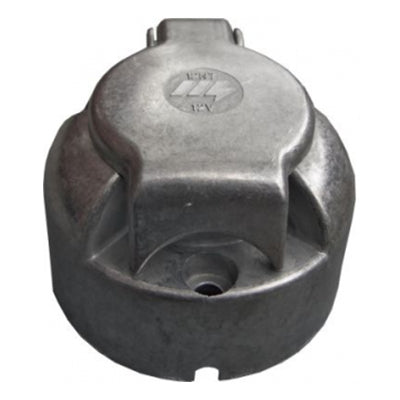 Trailer Socket - Metal | 12 Volt, 7 Pin - 