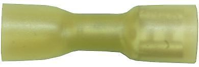Yellow Female Spade 6.3mm Heat Shrink - Fully Insulated | Qty: 25 - 