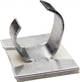 Adhesive Cable Clips - Metal 9mm | Qty: 250 - 