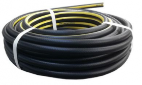 black rubber air line hose