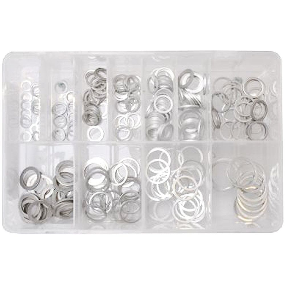 Assorted Aluminium Washers | Qty: 260 - 