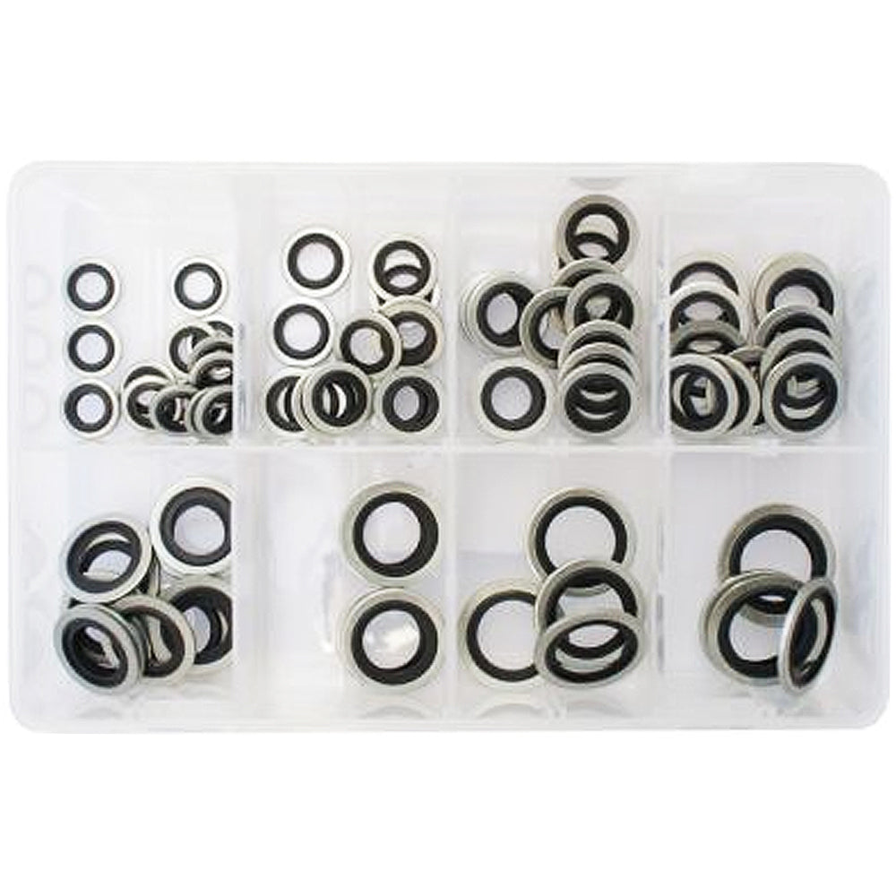 Assorted Box of Metric Bonded Seal Washers/ Dowty Washers | Qty: 90 - 
