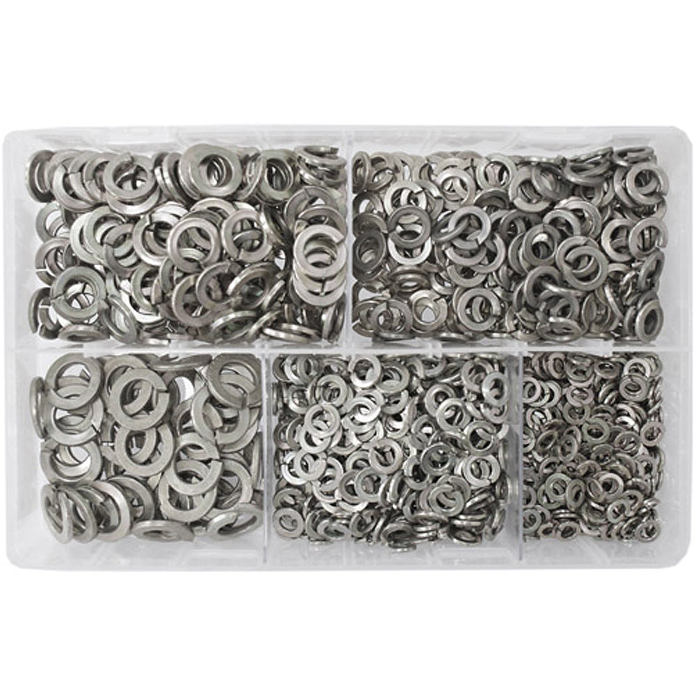 Assorted Spring Washers M5-M12 | Qty: 1,000 - 