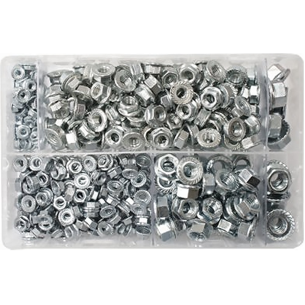 Assorted Flanged Nuts Metric | Qty: 370 - 