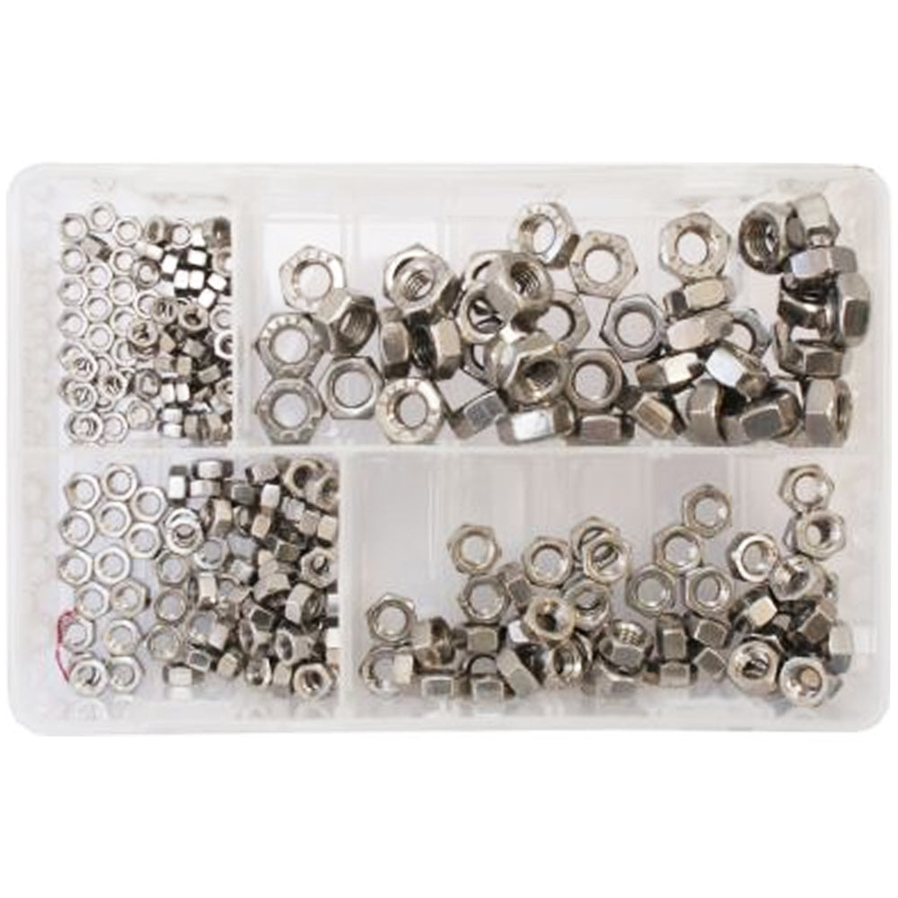 Assorted Stainless Steel Metric Nuts | Qty: 250 - 