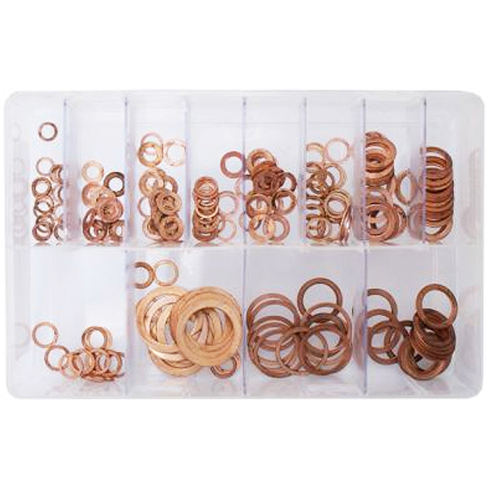 Assorted Copper Sealing Washers - Imperial | Qty: 225 - 