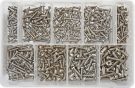 Assorted Stainless Steel Self Tapping Screws | Qty: 450 - 