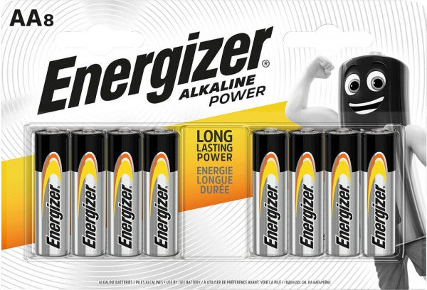 Energizer AA Battery/Batteries (8 pack) - 