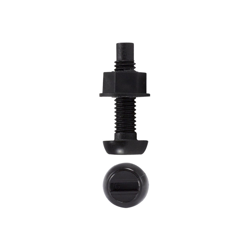 Buy Number Plate Screws & Nuts - Black | Qty 100 -  for sale