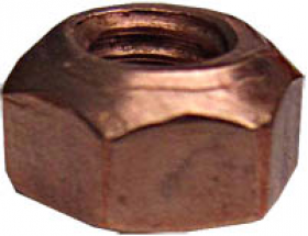 Exhaust Copper Flashed Manifold Nuts 8mm | Qty: 50 - 