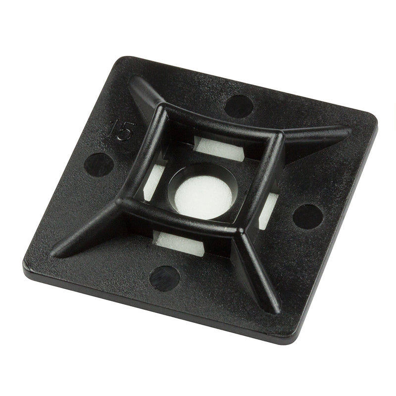 Buy Adhesive Cable Ties Anchor 4.8mm Black -  for sale