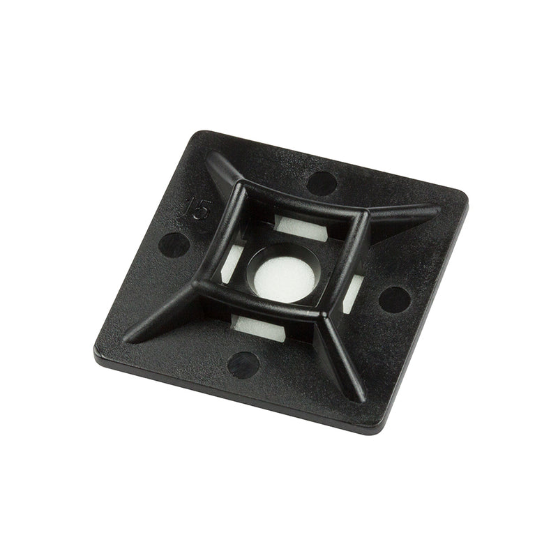 Buy Adhesive Cable Ties Anchor 3.6mm Black -  for sale