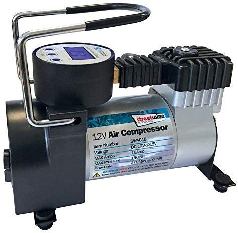 Portable Tyre Inflator/Compressor - Heavy Duty - 