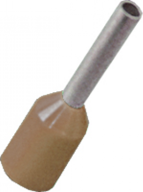 Cord End | 25.0mm² Brown | Qty: 100 - 