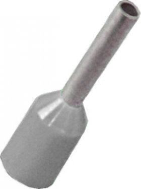 Cord End | 2.5mm² Grey | Qty: 100 - 