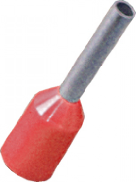 Buy Cord End | 1.0mm² Red | Qty: 100 -  for sale