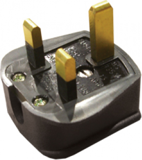 Buy Rubber Plug Top (13A) Black (10) -  for sale