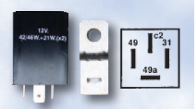 Flasher Unit 4 Pin | 12v Electronic - 