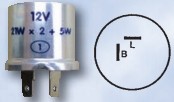 Flasher Unit 12v - 2 Pin Thermal - 