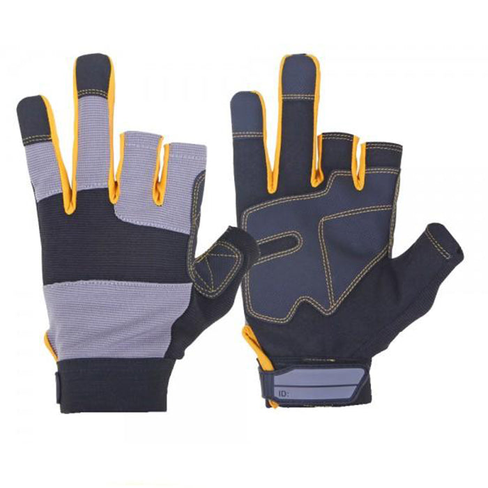 Part Fingerless Mechanics Gloves - 