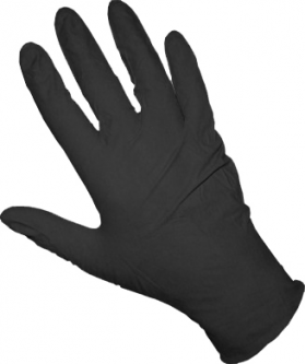 Buy Black Nitrile Gloves Large | Box of 100 -  for sale