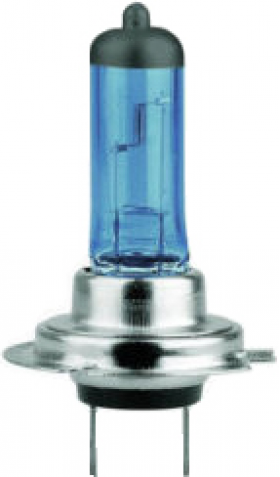 Blue H7 Halogen Headlight Bulb - 12v, 55w - 