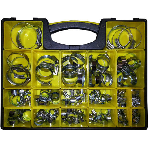 Hose Clips, mixed sizes (130) - 