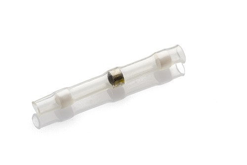 Buy White Heat Shrink Solder Butt Connector | 26-24 Gauge | Qty: 25 -  for sale