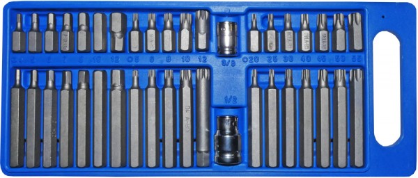 Mixed Hex, Spline and Torx Bit Set / 40 Piece - 