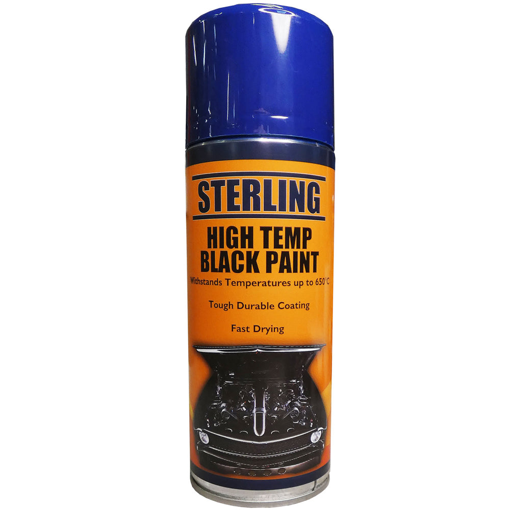 High Temperature Black Paint Aerosol Spray | 400ml - Aerosols