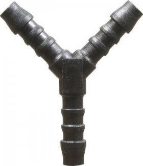 Y Piece Hose Menders, 4mm Y-Pieces (10) - 
