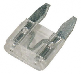 MINI Blade Fuses | 25 Amp, Clear | Pack of 50 - 
