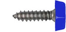 Number Plate Screws Moulded Head 3/4 (Qty 10) - 