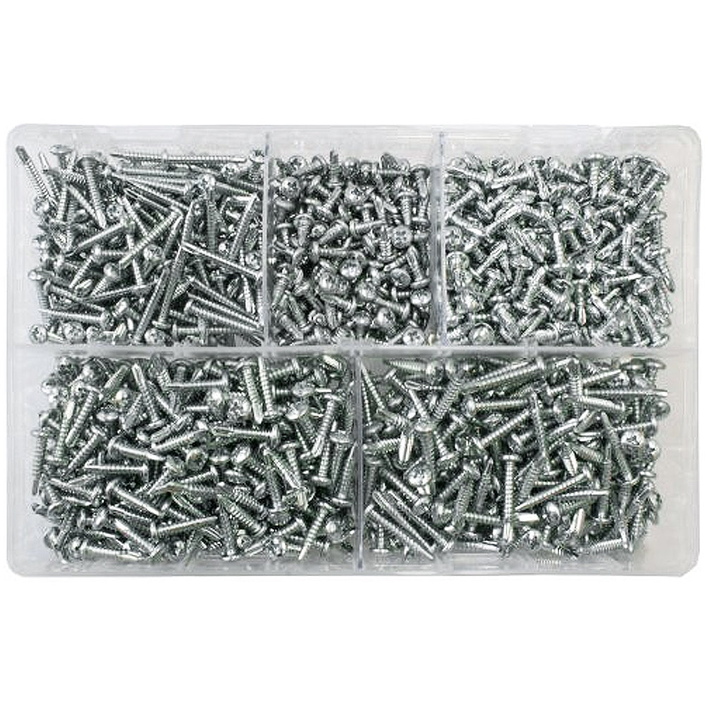 Assorted Pan Head Self Drilling/ Self Tapping Screws | Qty: 1,200 - 