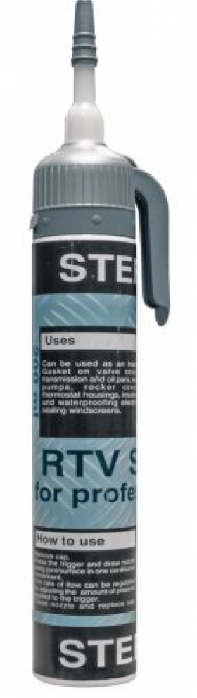 Silicone Sealant Power Can BLACK - Instant Gasket (200ml) - 