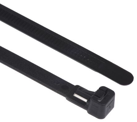 Releasable Cable Ties | 100 x 3.6mm | Pack of 100 - 