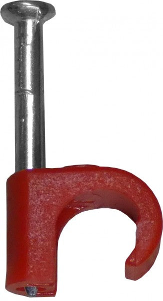 Buy Round Cable Clip Red - 7-9mm -  for sale