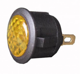 L.E.D Warning Light 12v - Amber - 