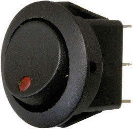 Rocker Switch 10A - Red - 