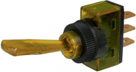 Toggle Switch 20A - Amber - 