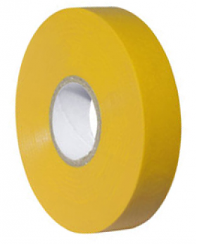 PVC Tape | Yellow, 19mm X 20m - 