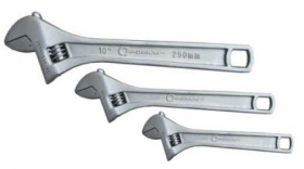 Set of 3 Adjustable Wrenches (6",8",10")