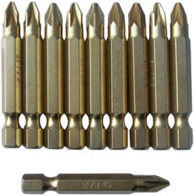 Buy Pozi No.2 Screwdriver Bits, Pack of 10 -  for sale