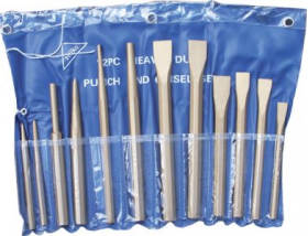 12 Piece Chisel & Punch Set - 