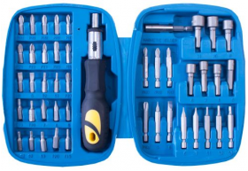 Buy Ratchet Driver Bit & Socket Set 45 Piece -  for sale