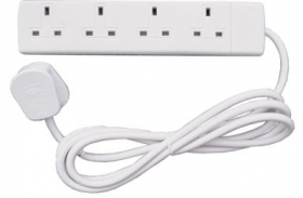 Cable Extension Socket 4 way 13A x 2m - 